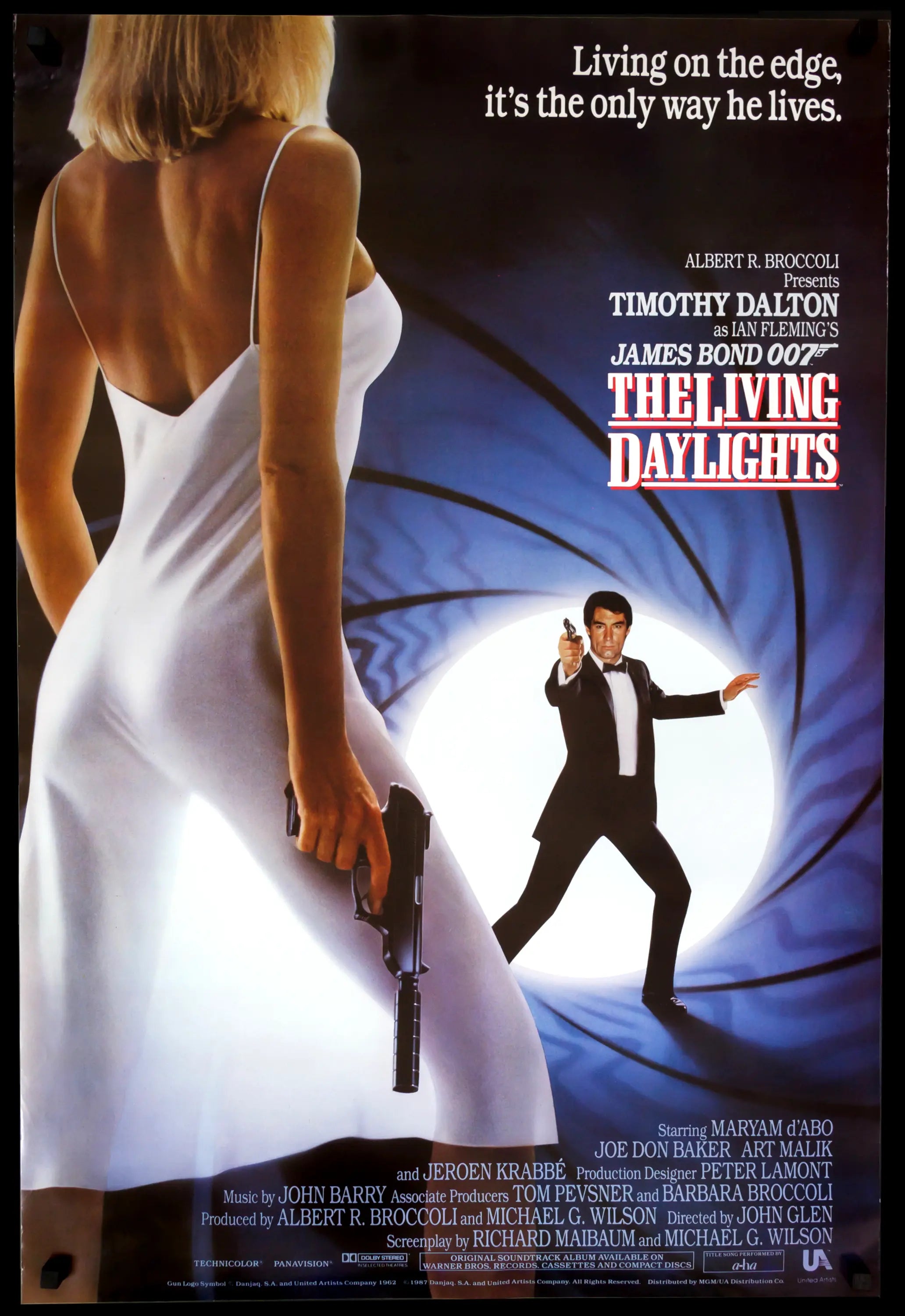 Living Daylights (1987) original movie poster for sale at Originalfilmart