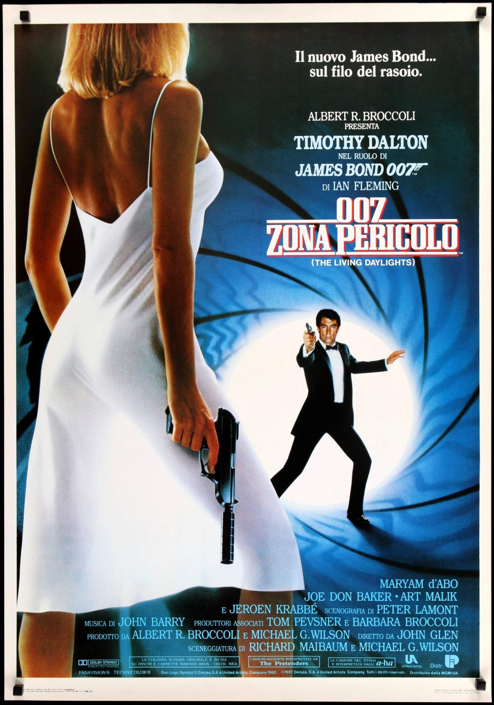 Living Daylights (1987) original movie poster for sale at Originalfilmart
