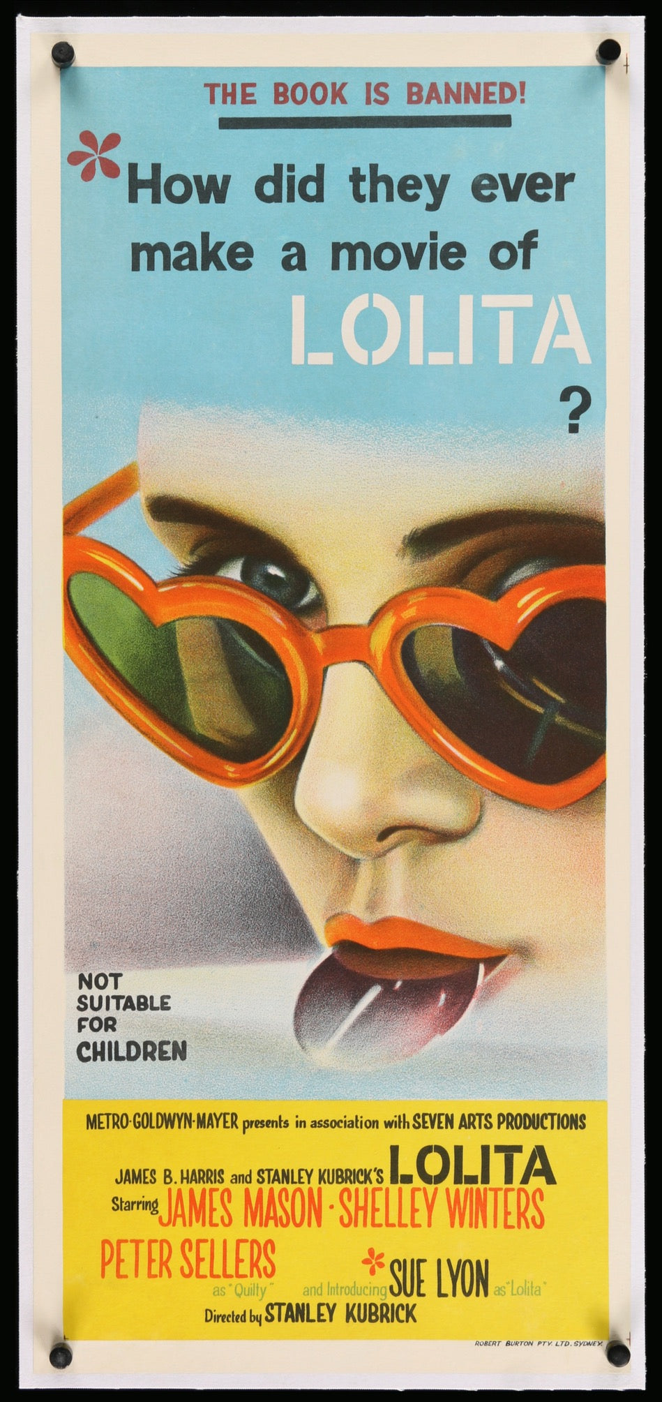Lolita (1962) original movie poster for sale at Originalfilmart