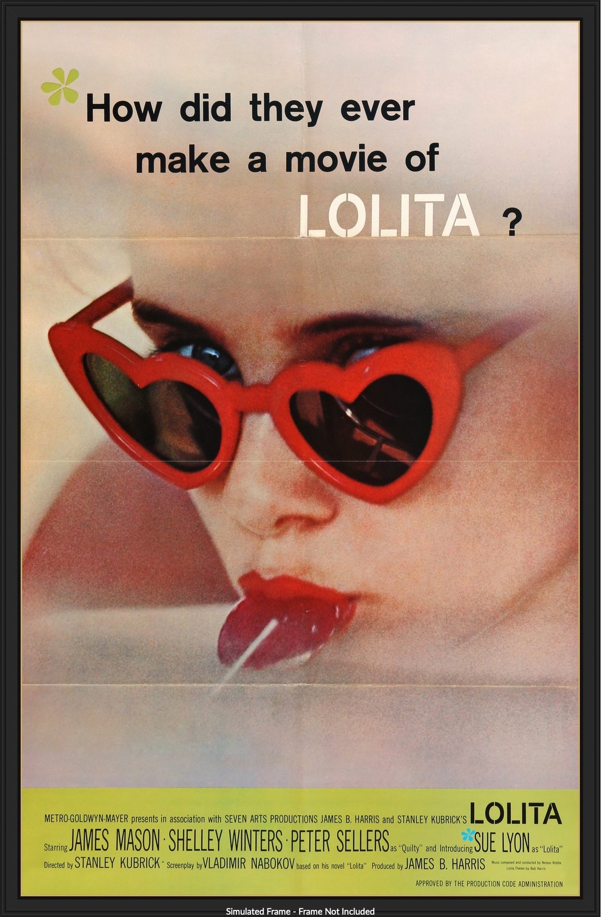 Lolita (1962) original movie poster for sale at Originalfilmart