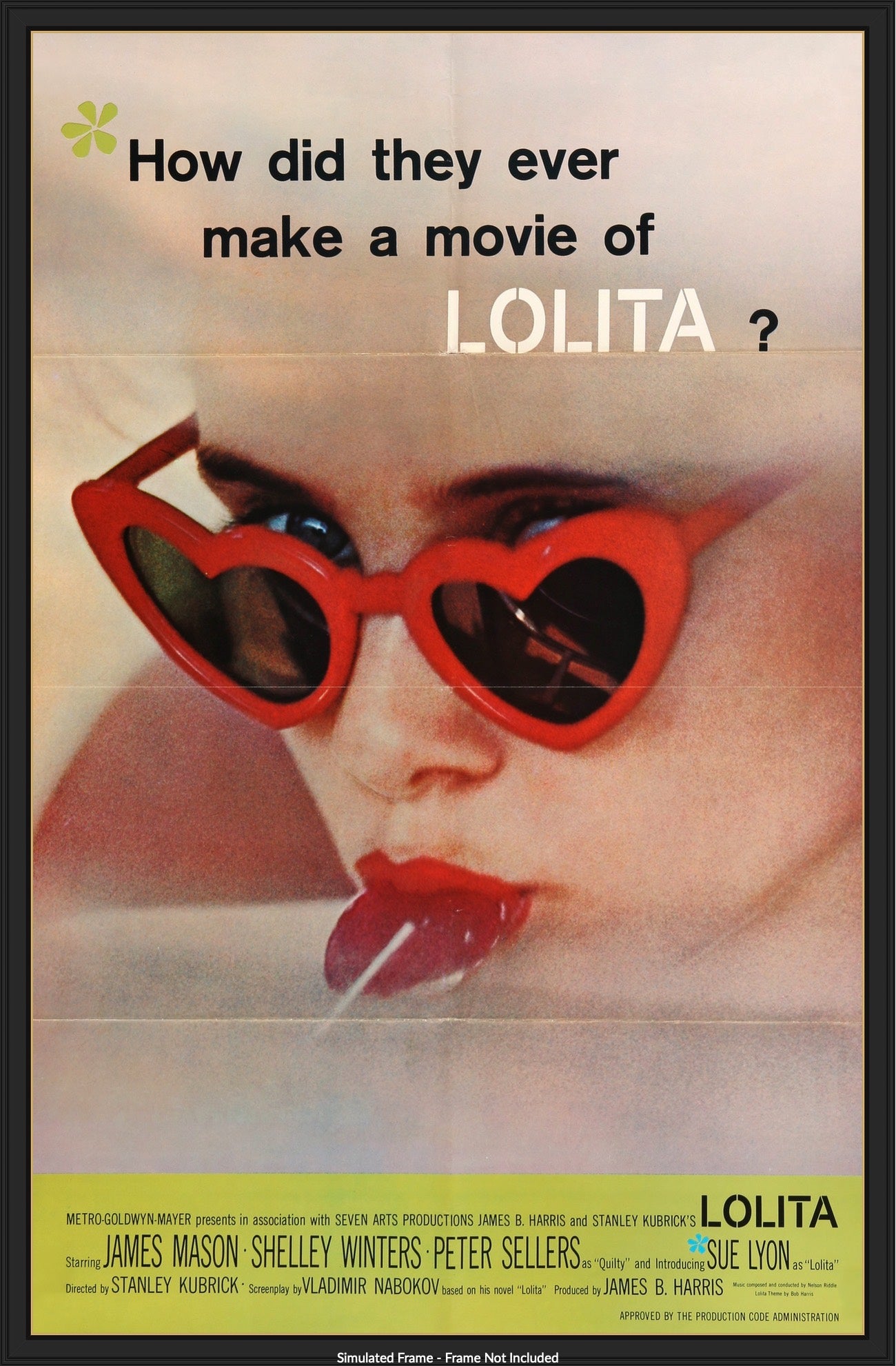 Lolita (1962) original movie poster for sale at Originalfilmart