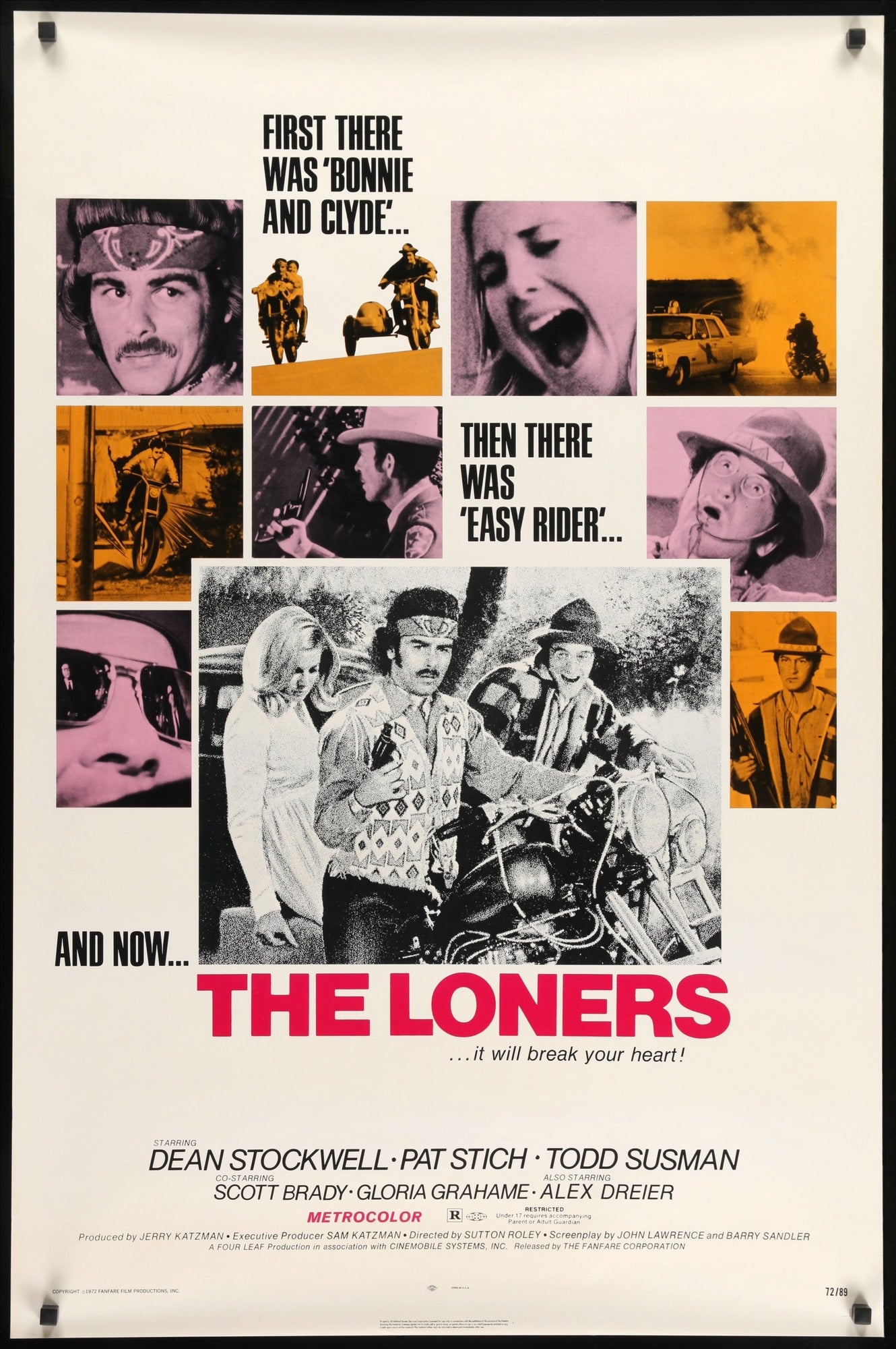 Loners (1972) original movie poster for sale at Originalfilmart