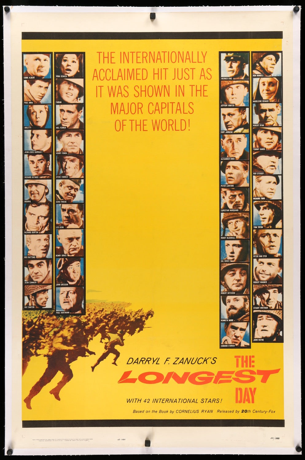 Longest Day (1962) original movie poster for sale at Originalfilmart