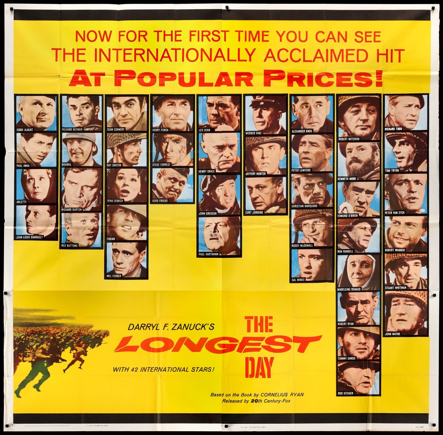 Longest Day (1962) original movie poster for sale at Originalfilmart
