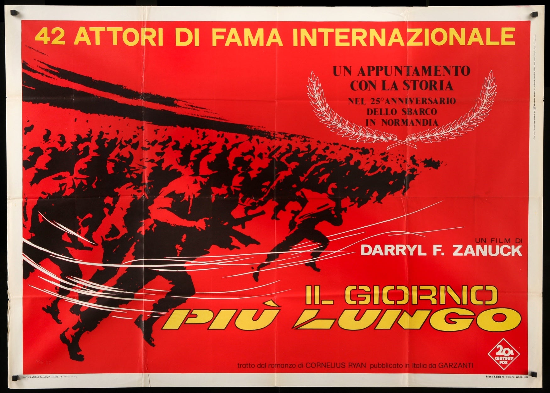Longest Day (1962) original movie poster for sale at Originalfilmart