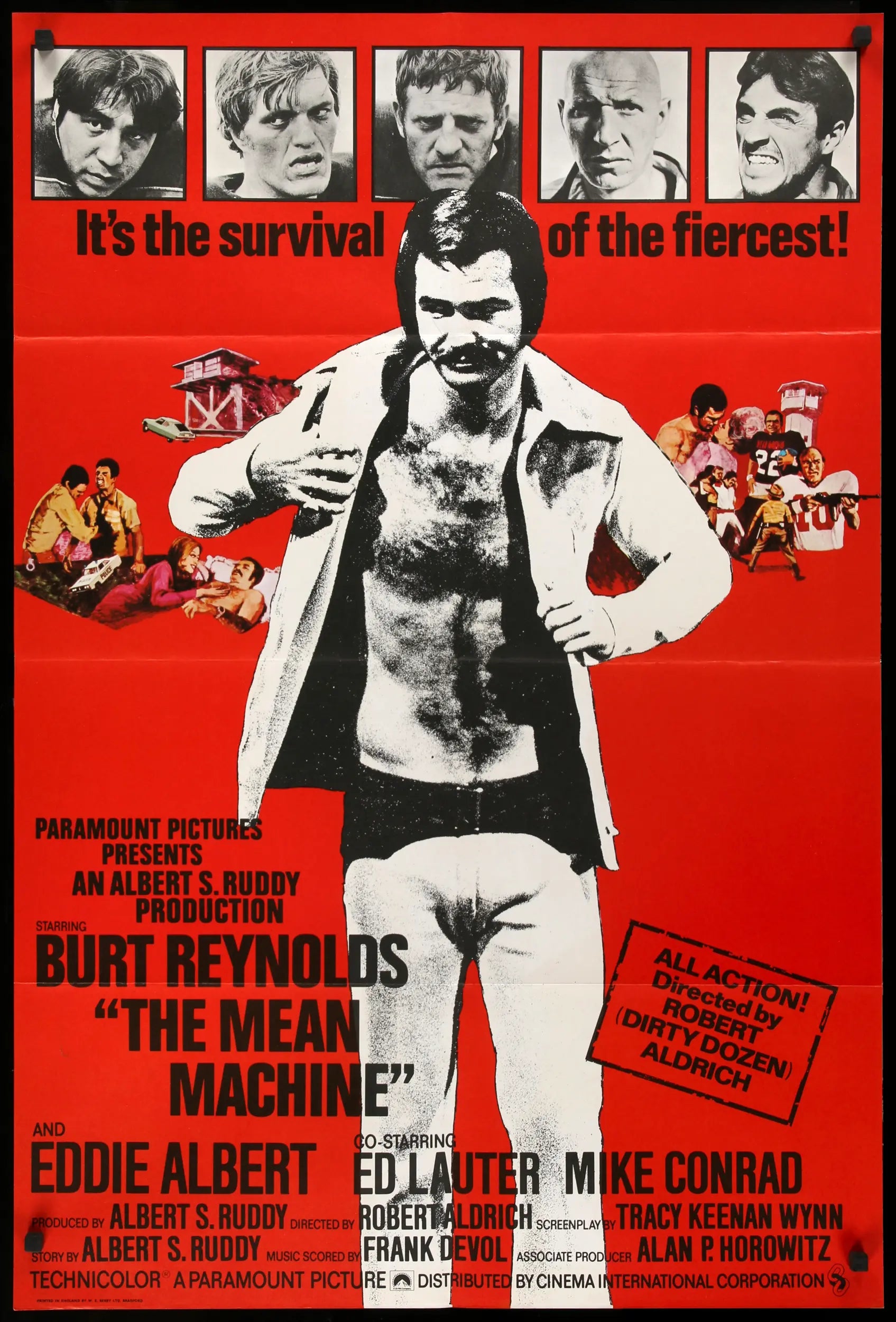 Longest Yard (1974) original movie poster for sale at Originalfilmart