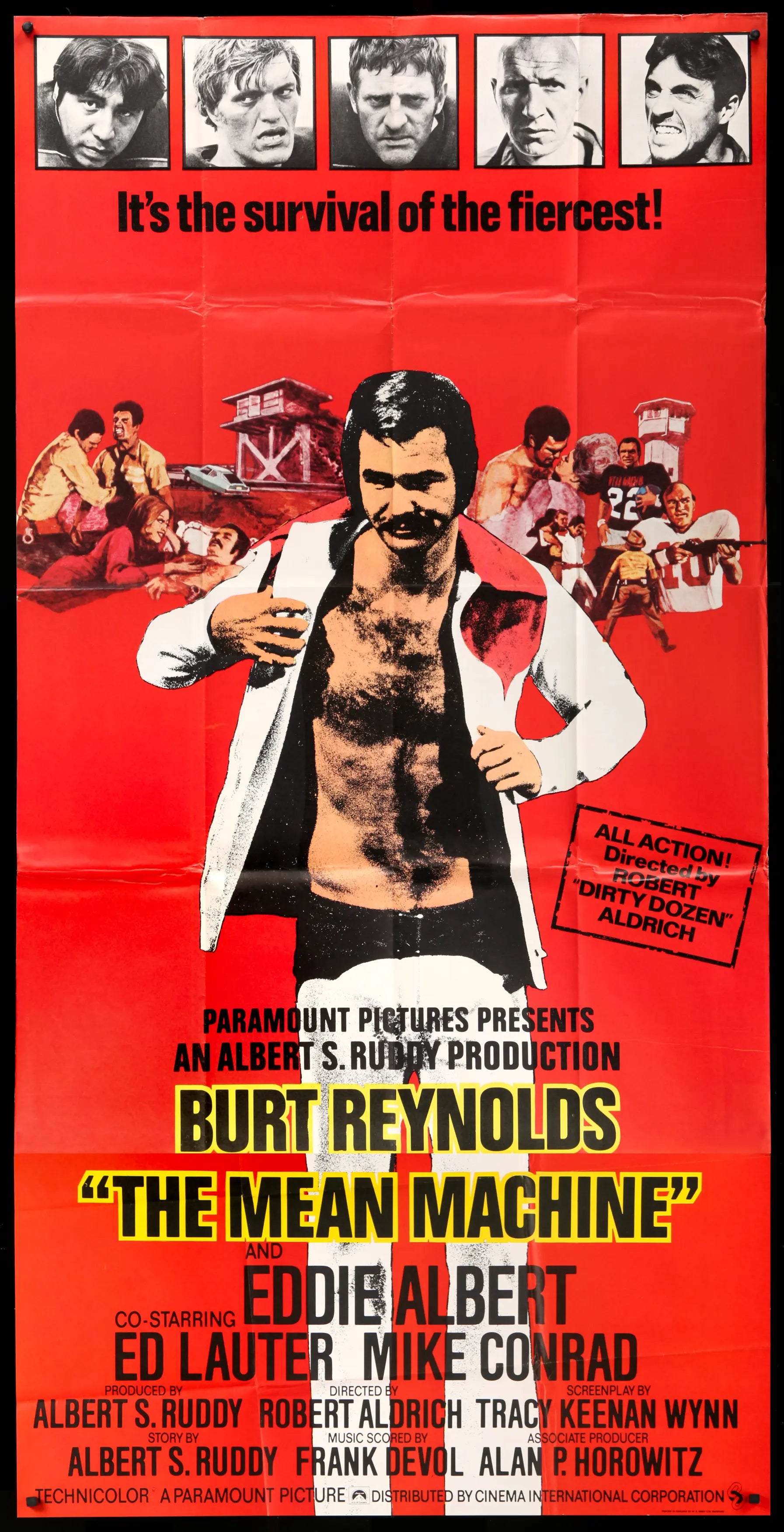 Longest Yard (1974) original movie poster for sale at Originalfilmart