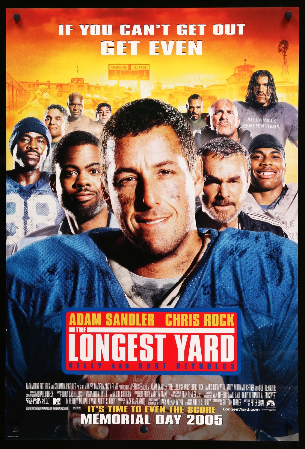 Longest Yard (2005) original movie poster for sale at Originalfilmart