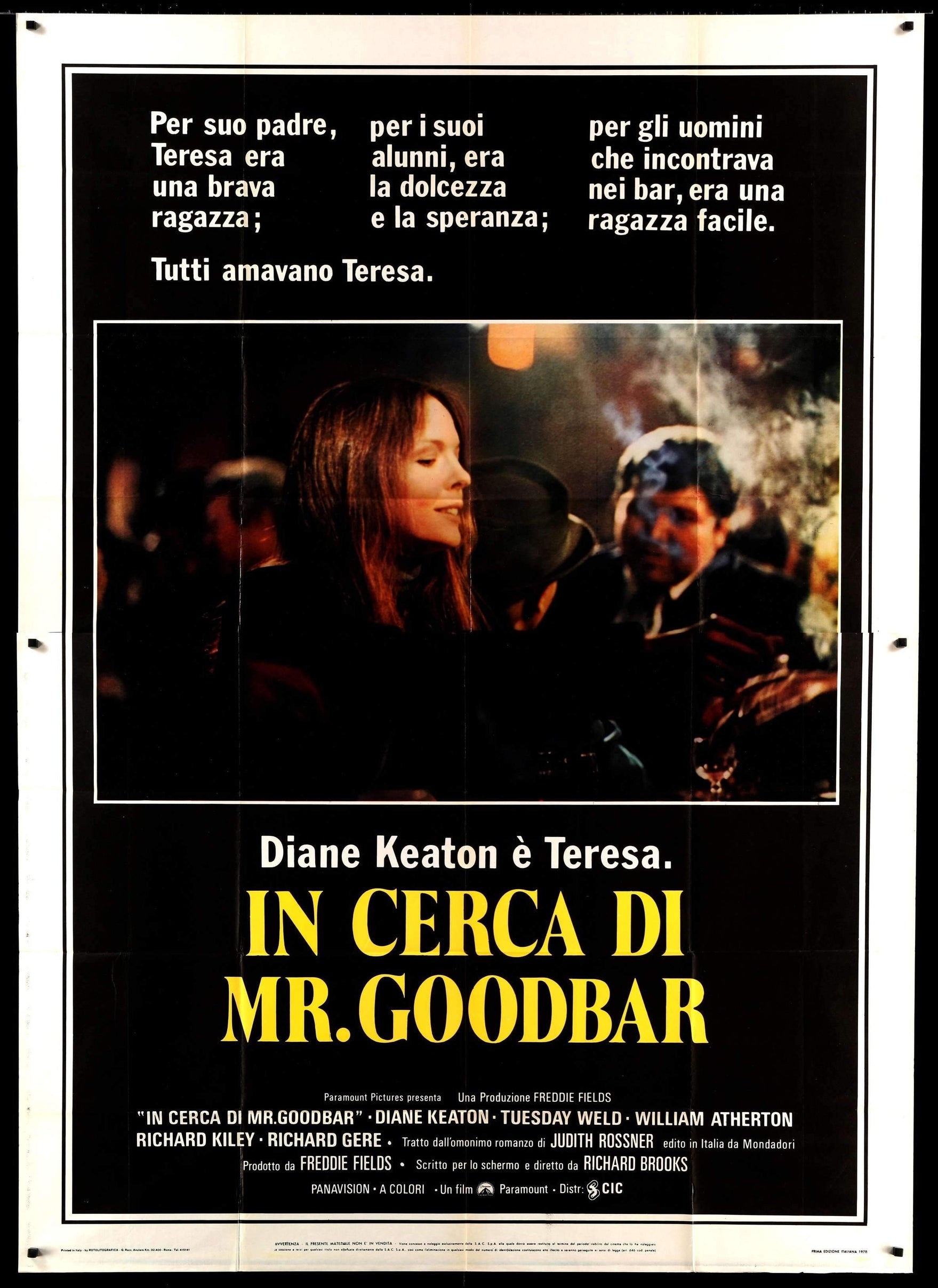 Looking for Mr. Goodbar (1977) original movie poster for sale at Originalfilmart