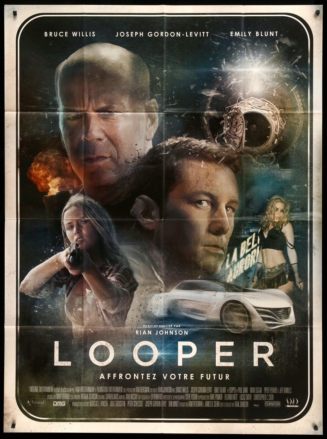 Looper (2012) original movie poster for sale at Originalfilmart