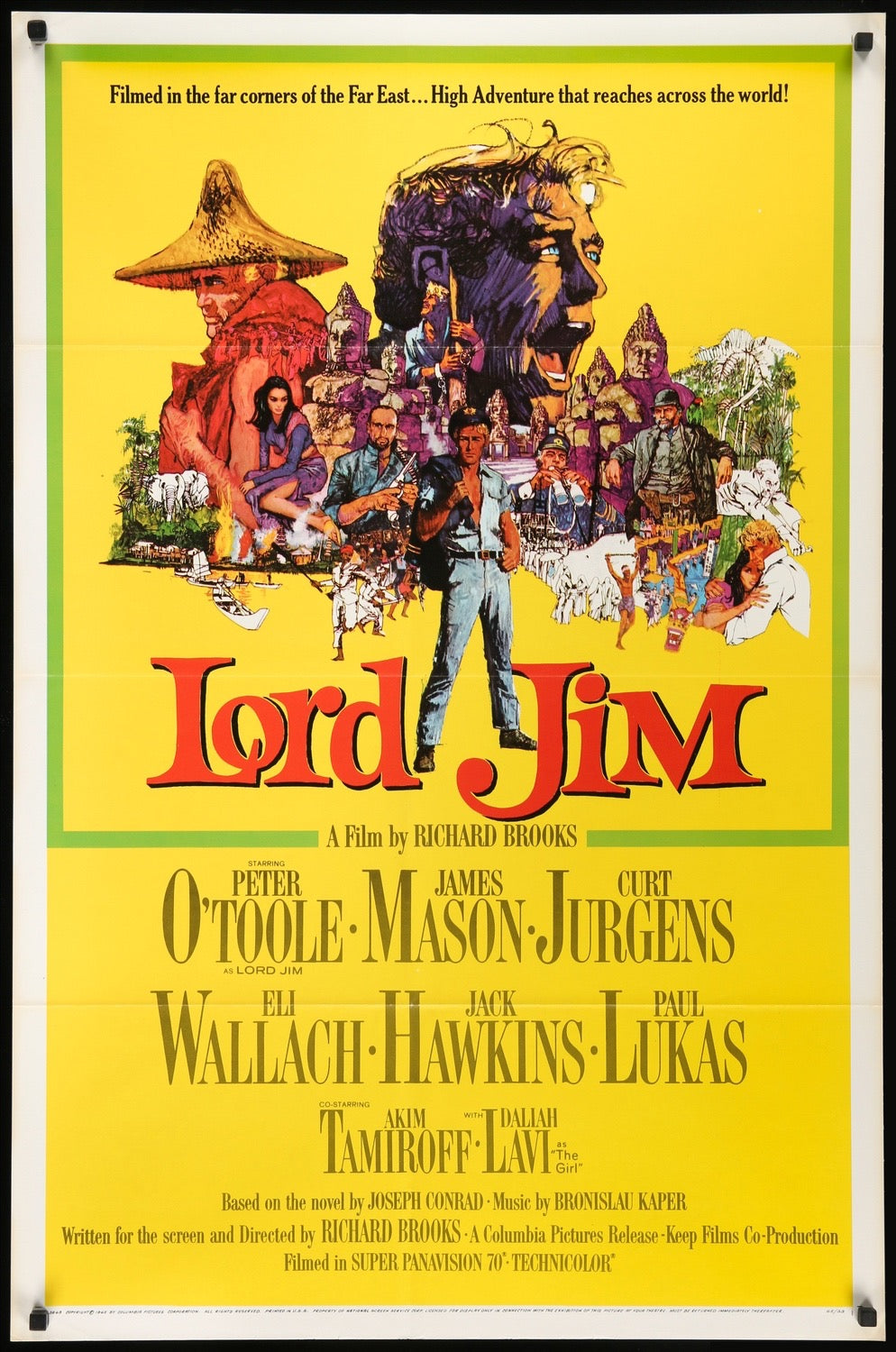 Lord Jim (1965) original movie poster for sale at Originalfilmart