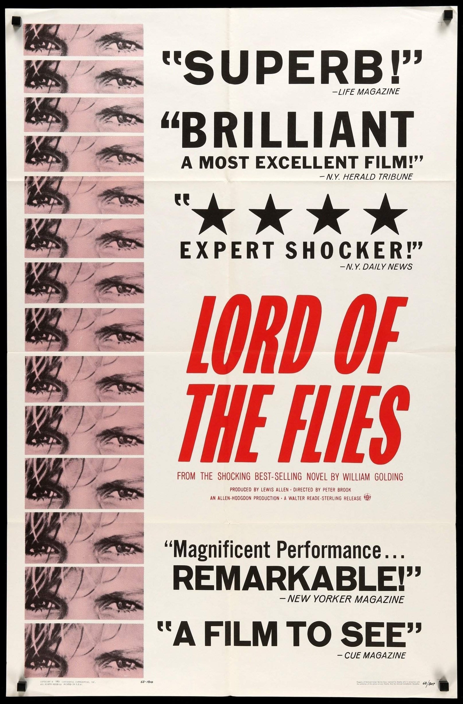 Lord of the Flies (1963) original movie poster for sale at Originalfilmart