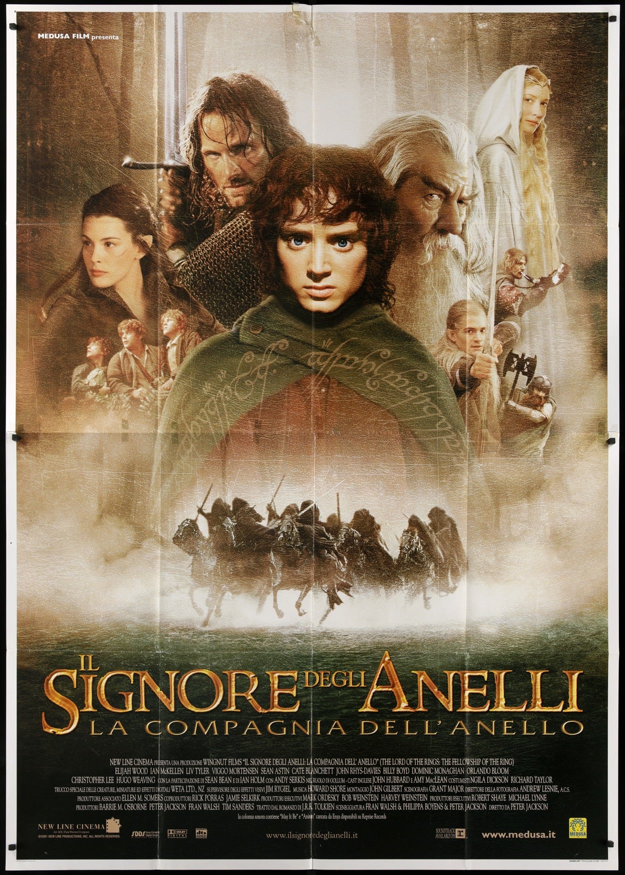 Lord of the Rings: The Fellowship of the Ring (2001) original movie poster for sale at Originalfilmart