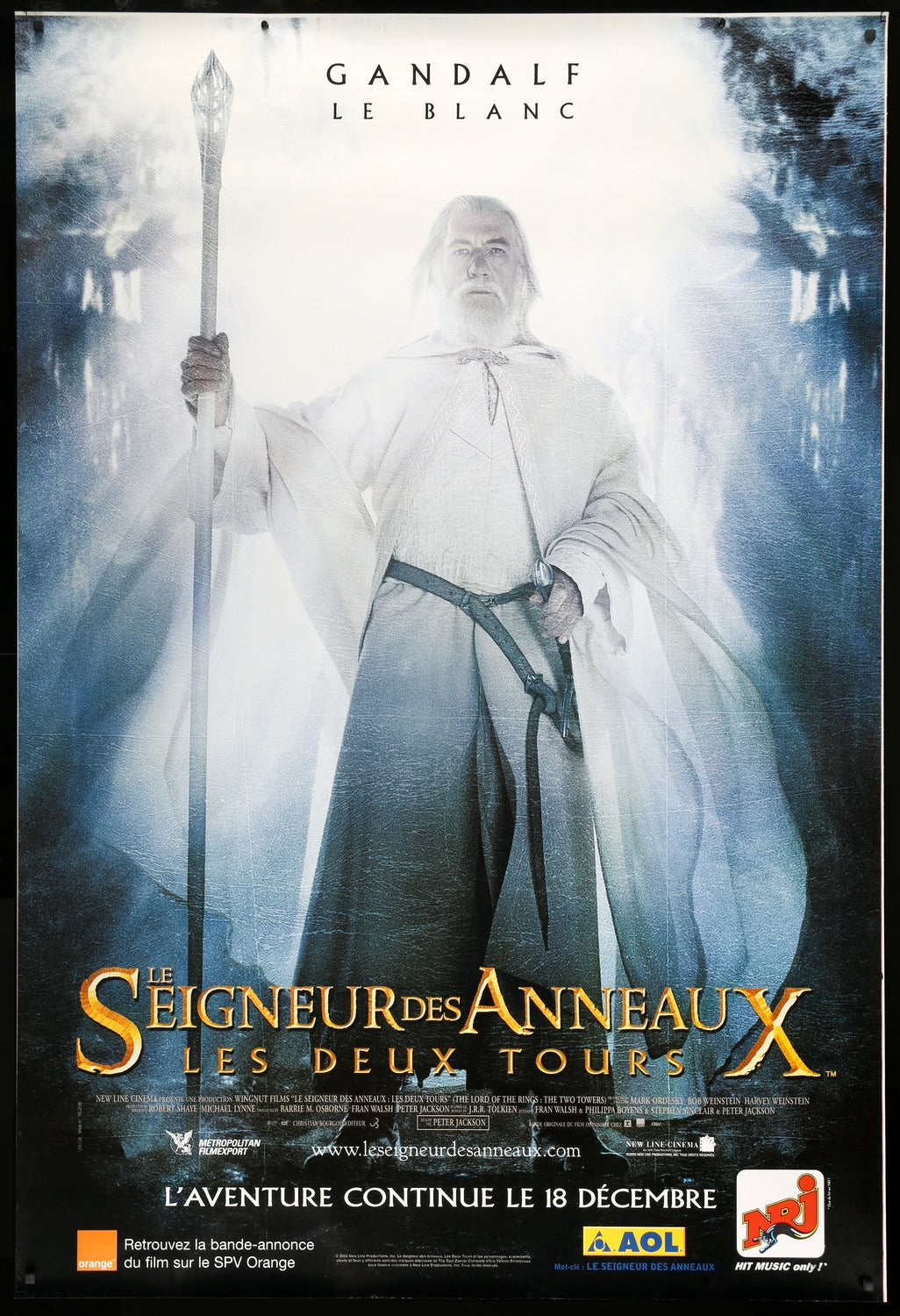 Lord of the Rings: The Two Towers (2002) original movie poster for sale at Originalfilmart