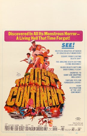 Lost Continent (1968) original movie poster for sale at Originalfilmart
