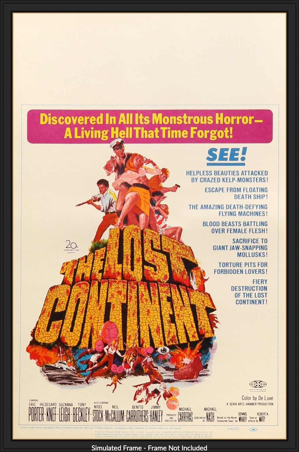 Lost Continent (1968) original movie poster for sale at Originalfilmart