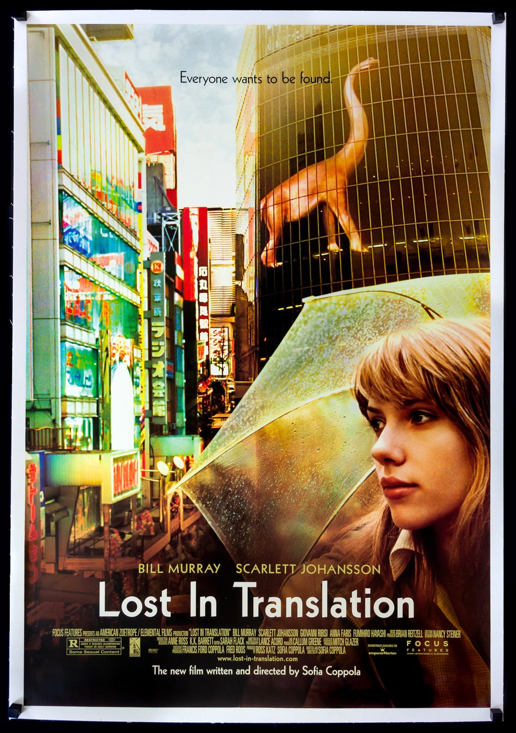 Lost in Translation (2003) original movie poster for sale at Originalfilmart