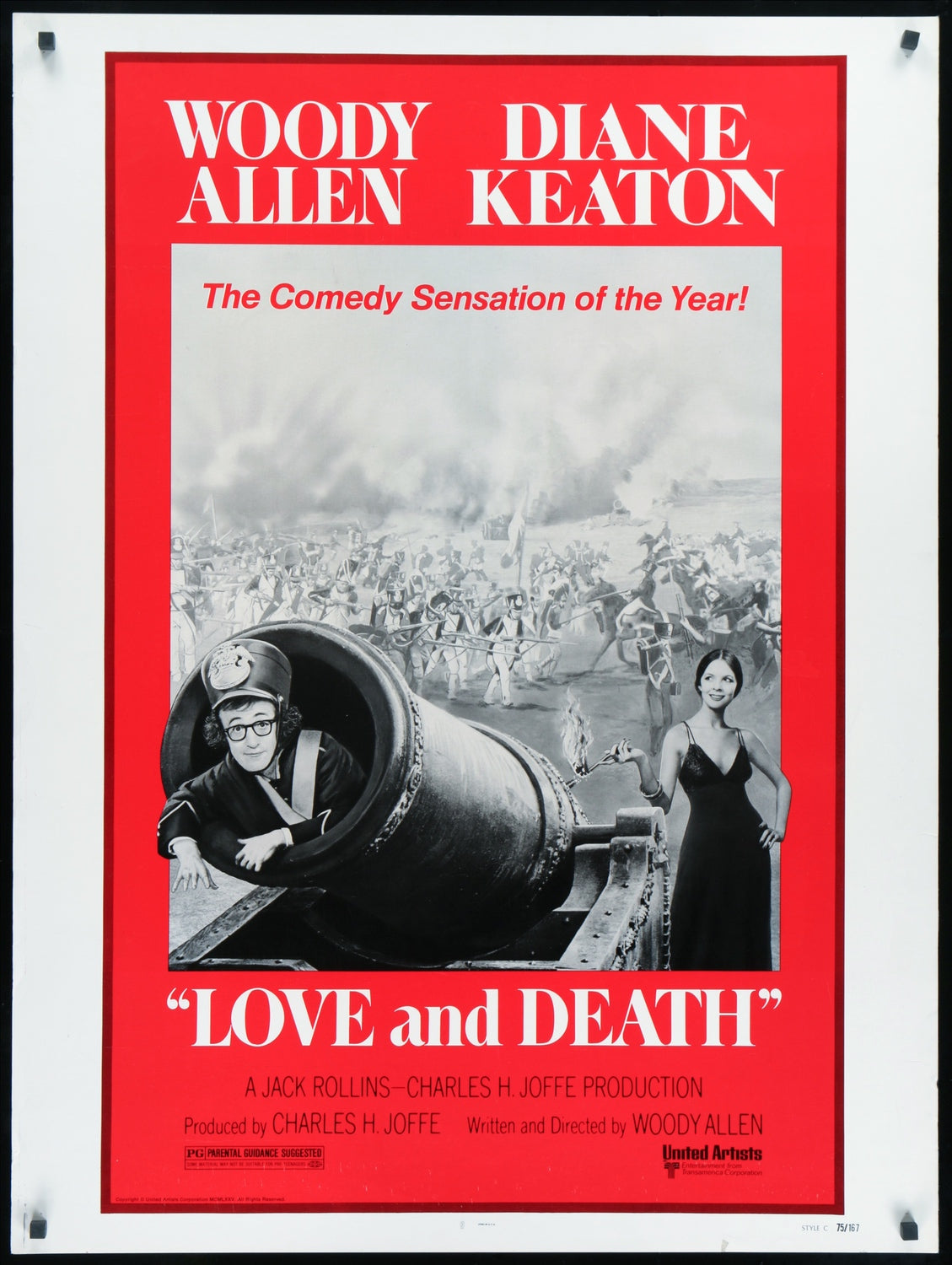 Love and Death (1975) original movie poster for sale at Originalfilmart