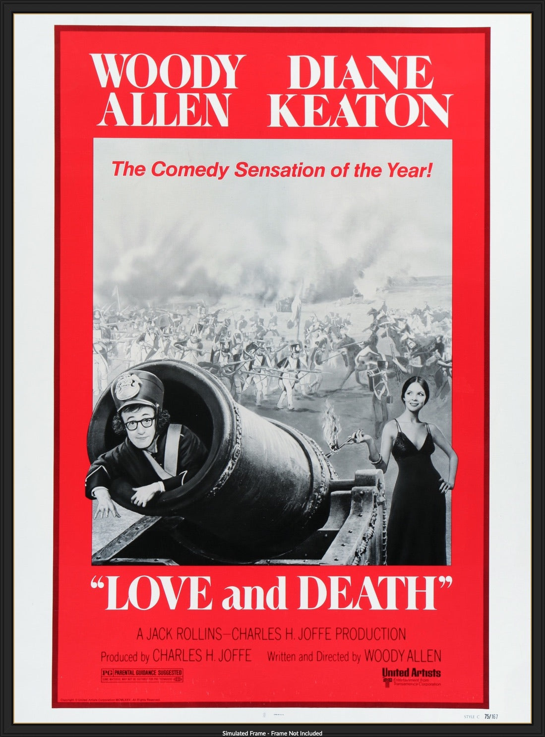 Love and Death (1975) original movie poster for sale at Originalfilmart