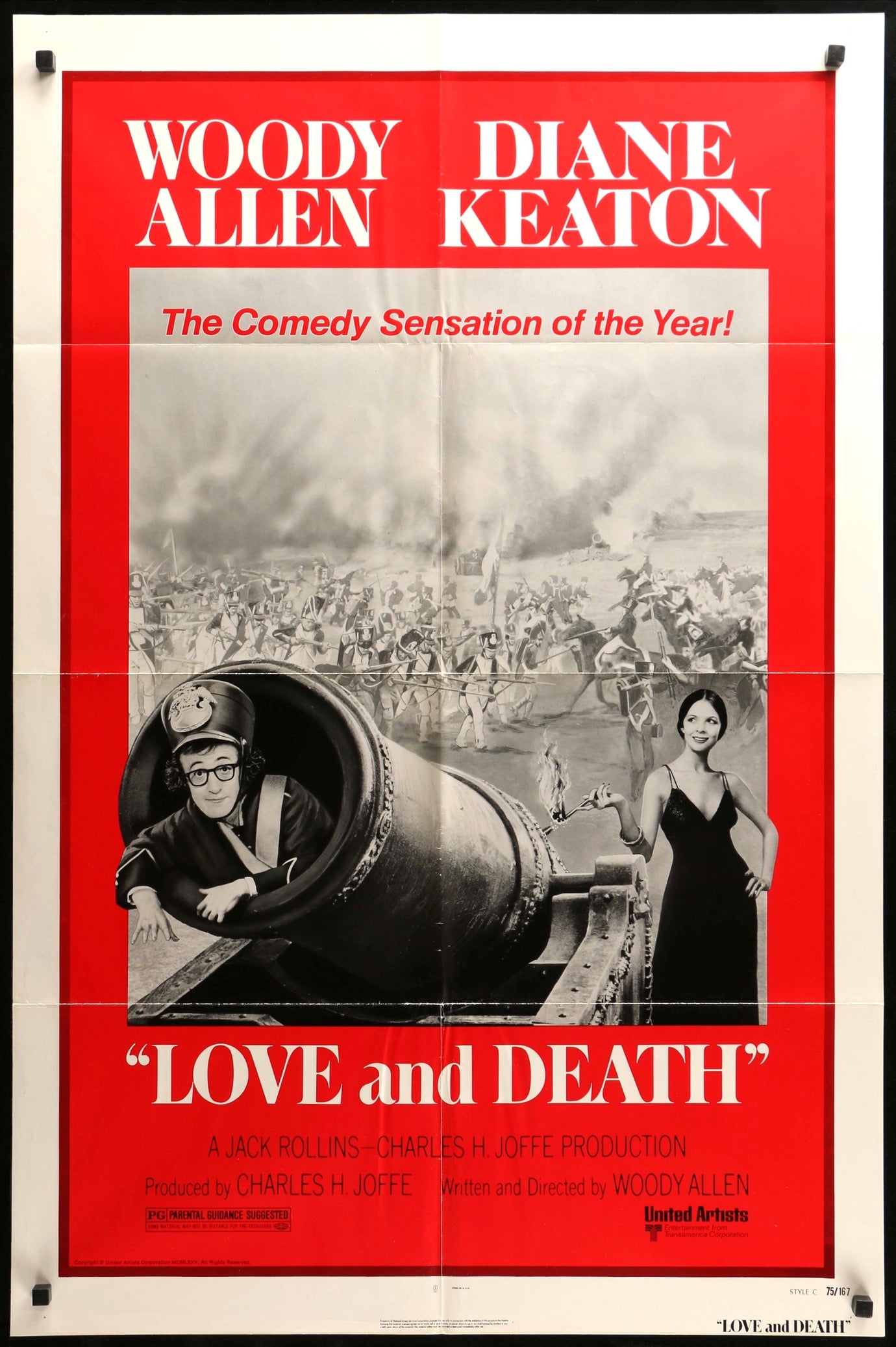Love and Death (1975) original movie poster for sale at Originalfilmart