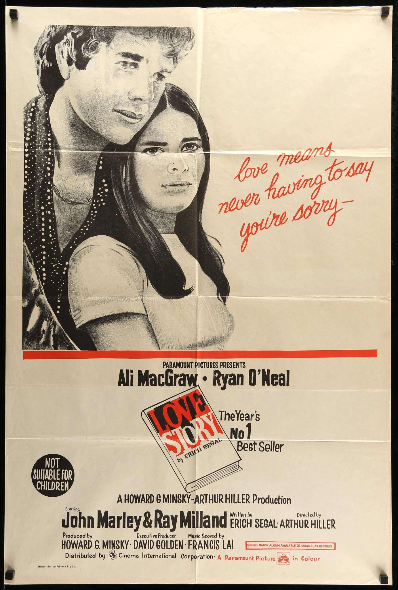 Love Story (1970) original movie poster for sale at Originalfilmart