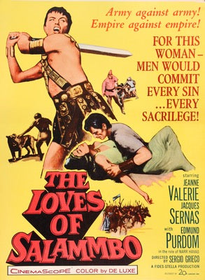 Loves of Salammbo (1960) original movie poster for sale at Originalfilmart