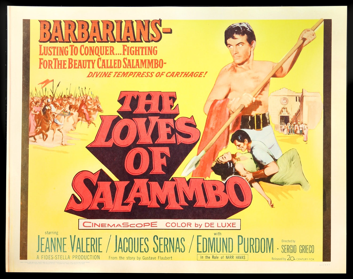 Loves of Salammbo (1960) original movie poster for sale at Originalfilmart