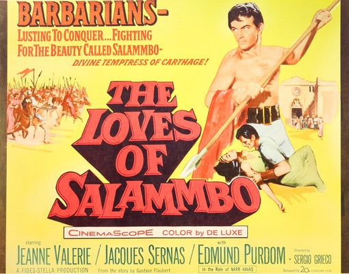Loves of Salammbo (1960) original movie poster for sale at Originalfilmart