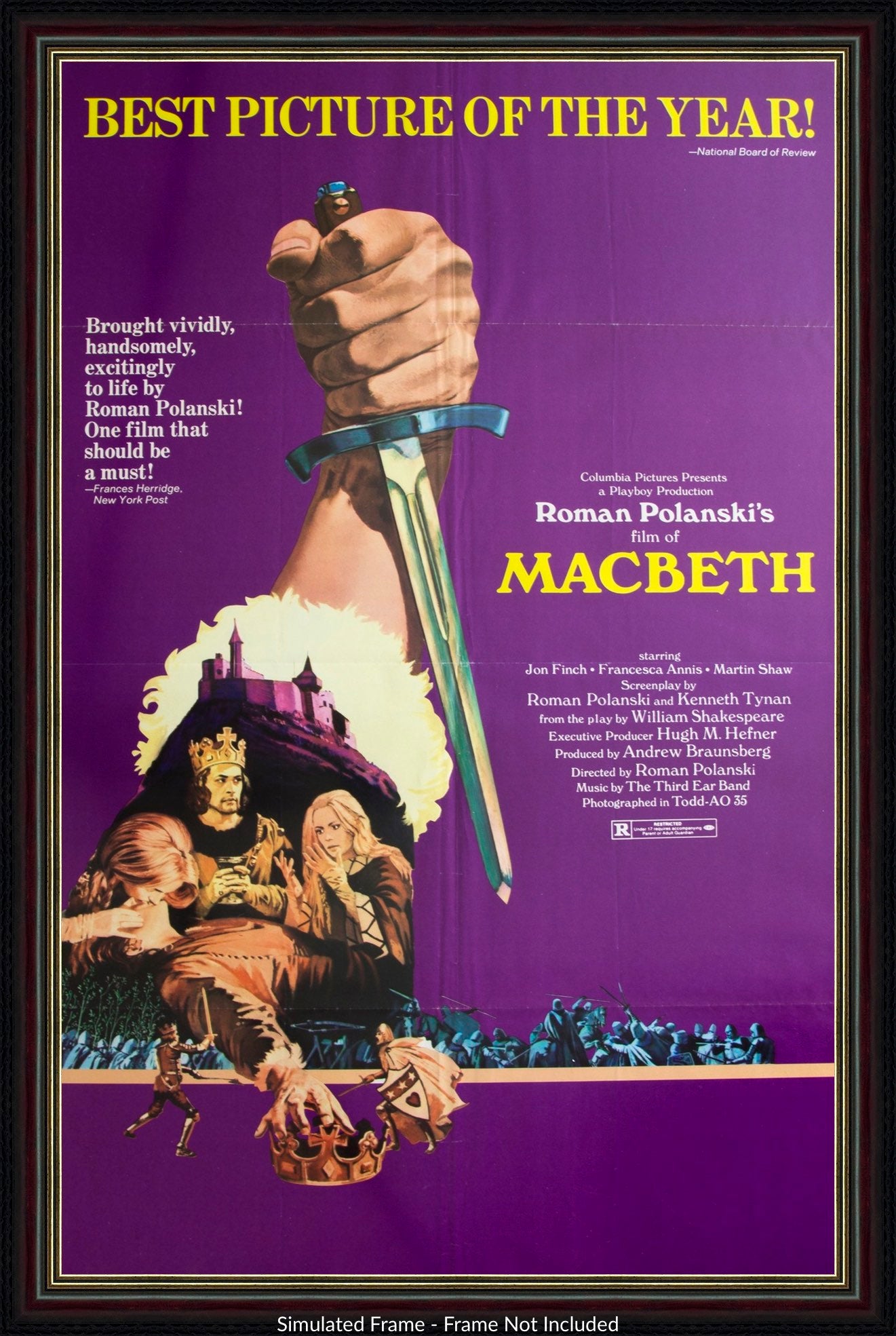 Macbeth (1971) original movie poster for sale at Originalfilmart