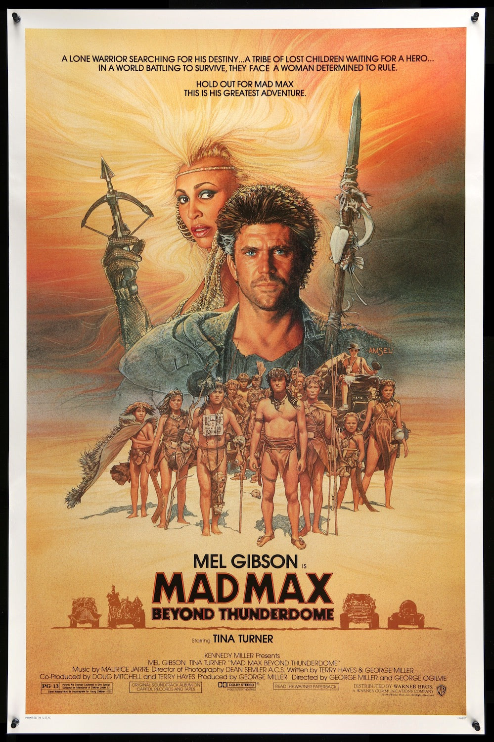 Mad Max Beyond Thunderdome (1985) original movie poster for sale at Originalfilmart