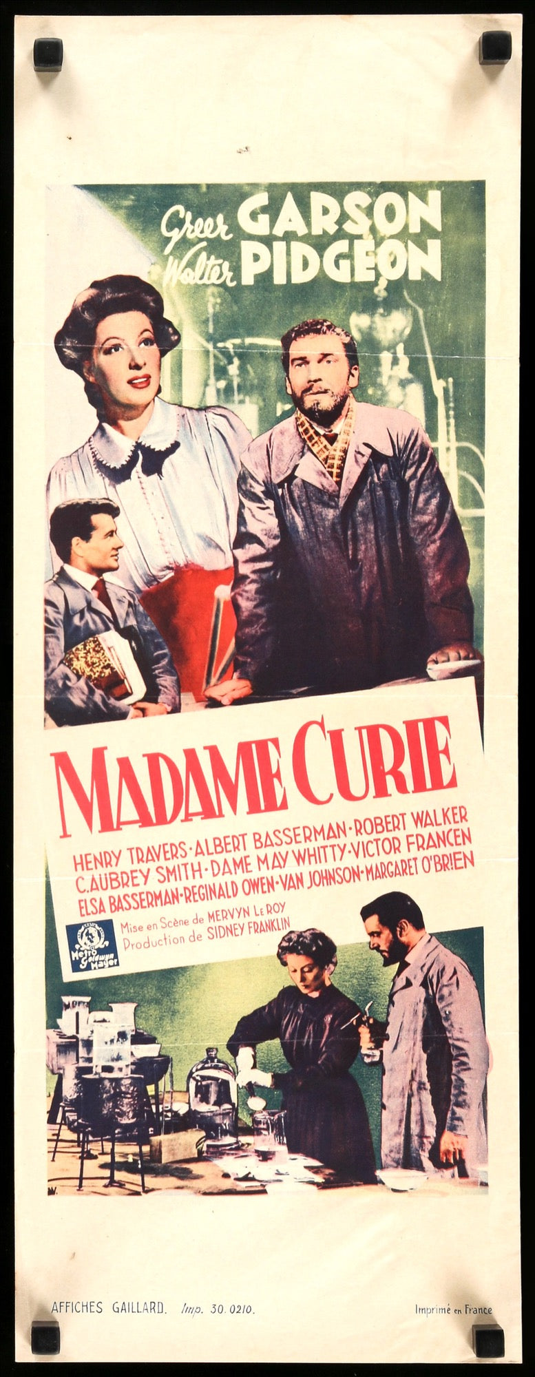 Madame Curie (1943) original movie poster for sale at Originalfilmart