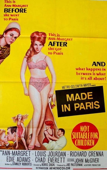 Made in Paris (1966) original movie poster for sale at Originalfilmart