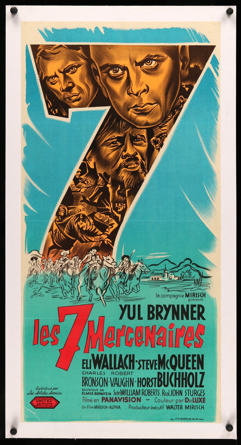 Magnificent Seven (1960) original movie poster for sale at Originalfilmart