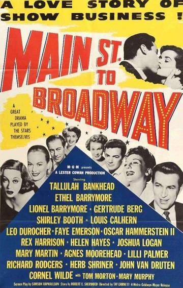 Main Street to Broadway (1953) original movie poster for sale at Originalfilmart