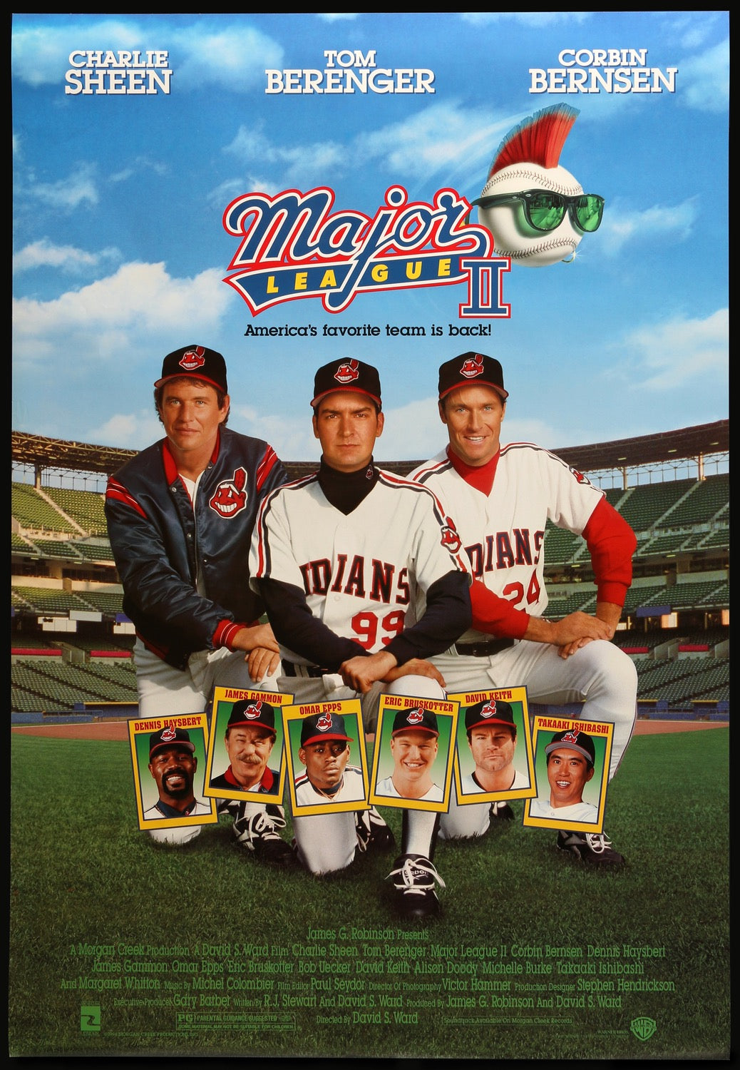 Major League 2 (1994) original movie poster for sale at Originalfilmart