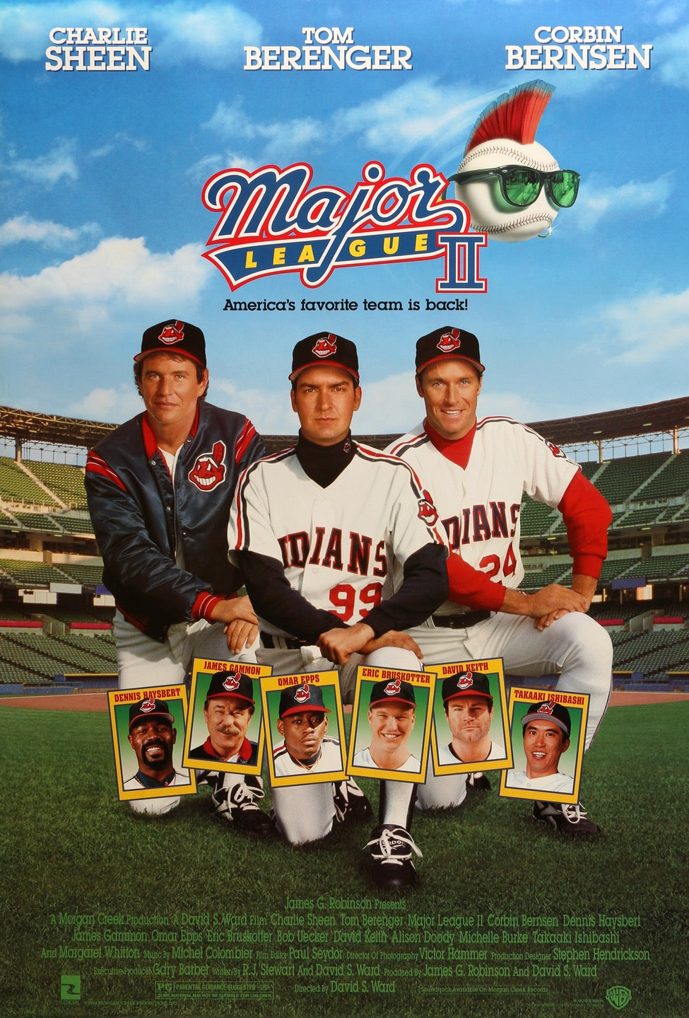 Major League 2 (1994) original movie poster for sale at Originalfilmart