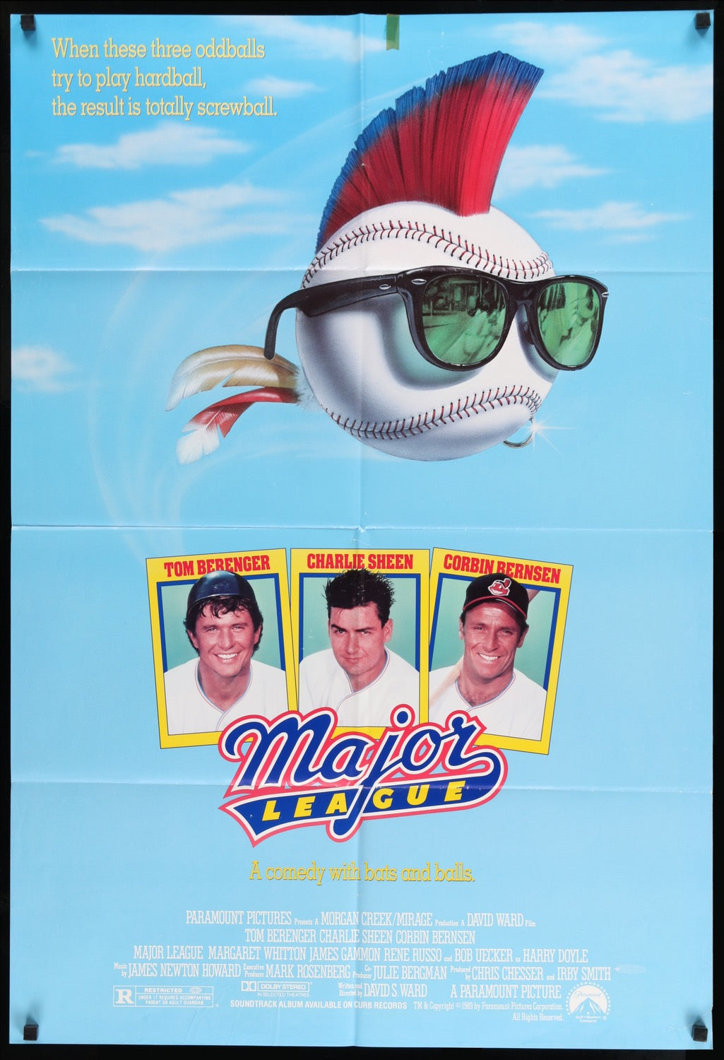 Major League (1989) original movie poster for sale at Originalfilmart