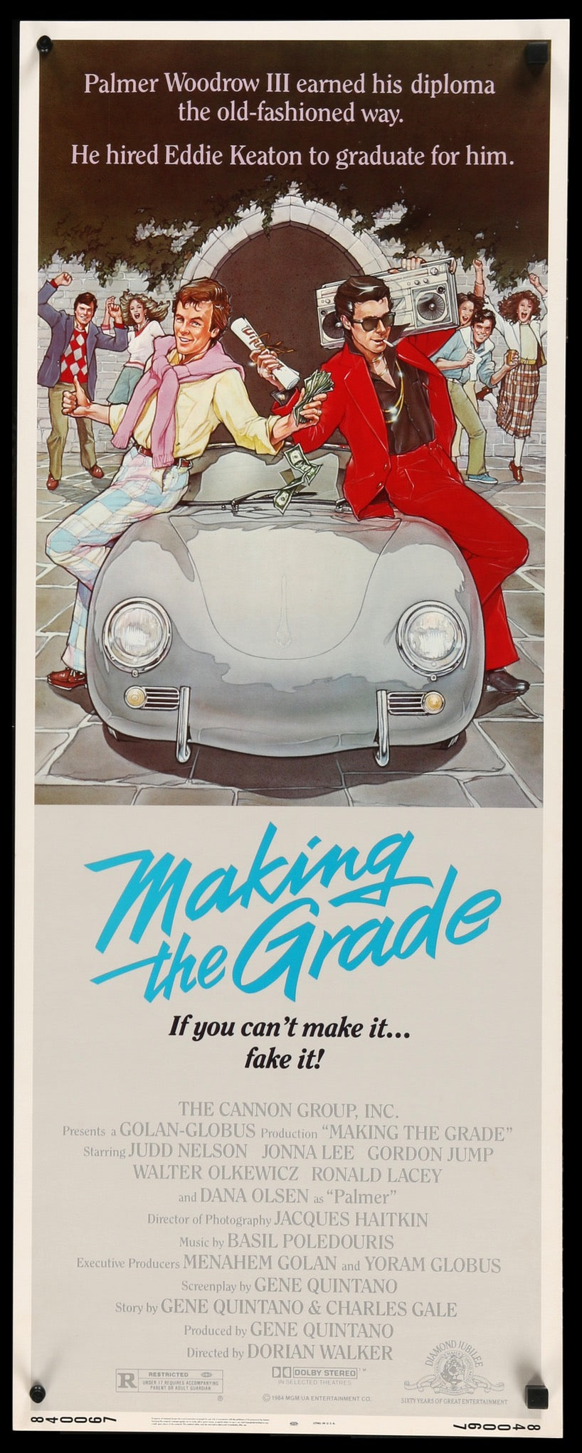 Making the Grade (1984) original movie poster for sale at Originalfilmart