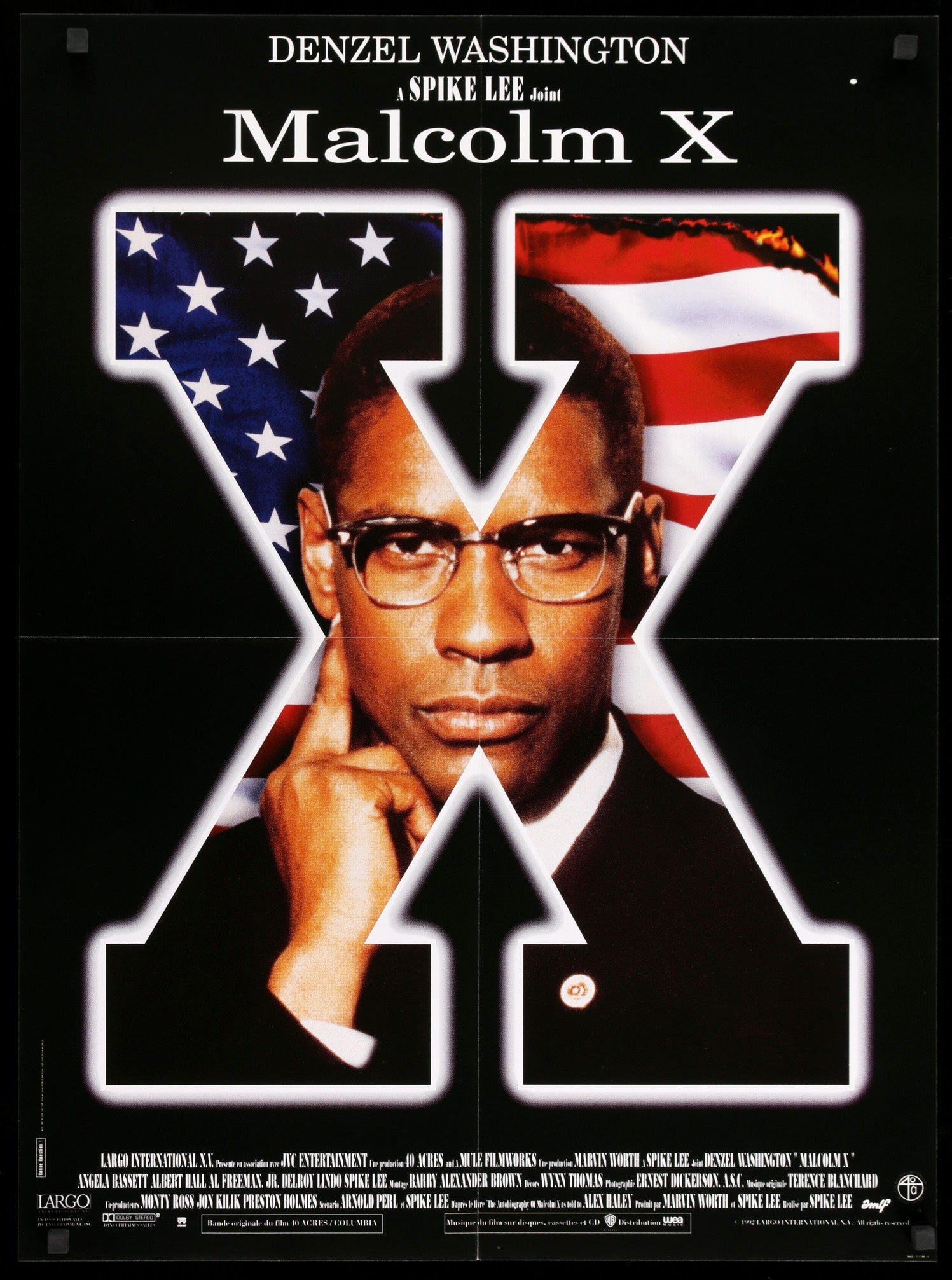 Malcolm X (1992) original movie poster for sale at Originalfilmart