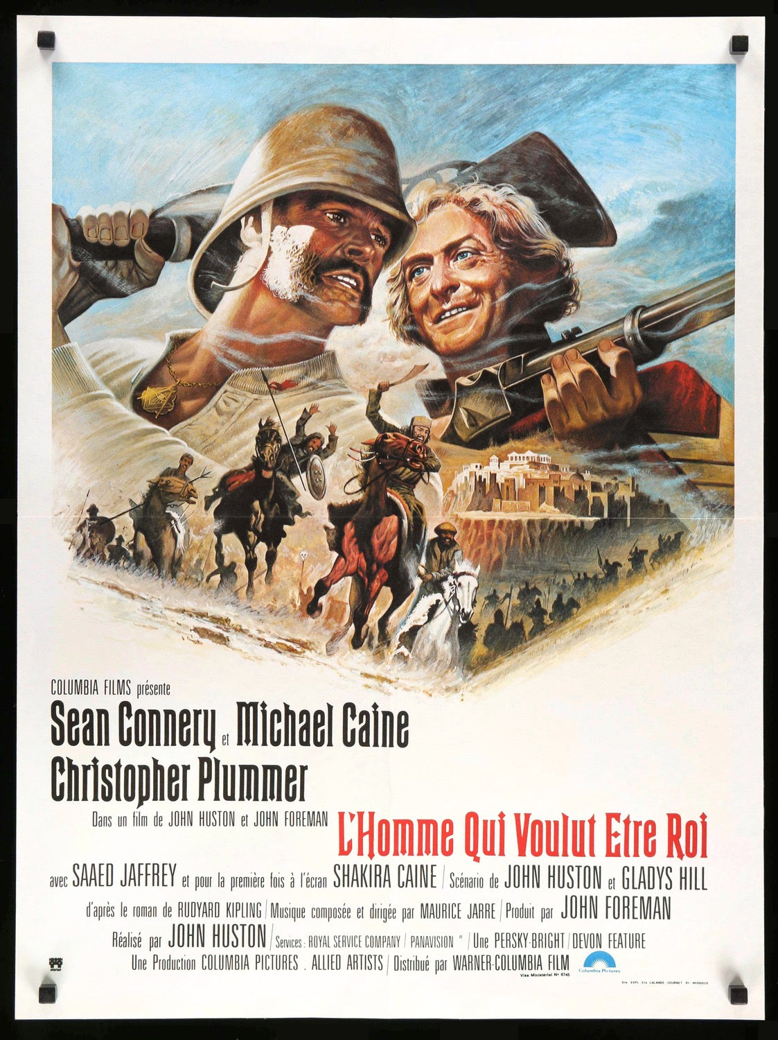 Man Who Would Be King (1975) original movie poster for sale at Originalfilmart