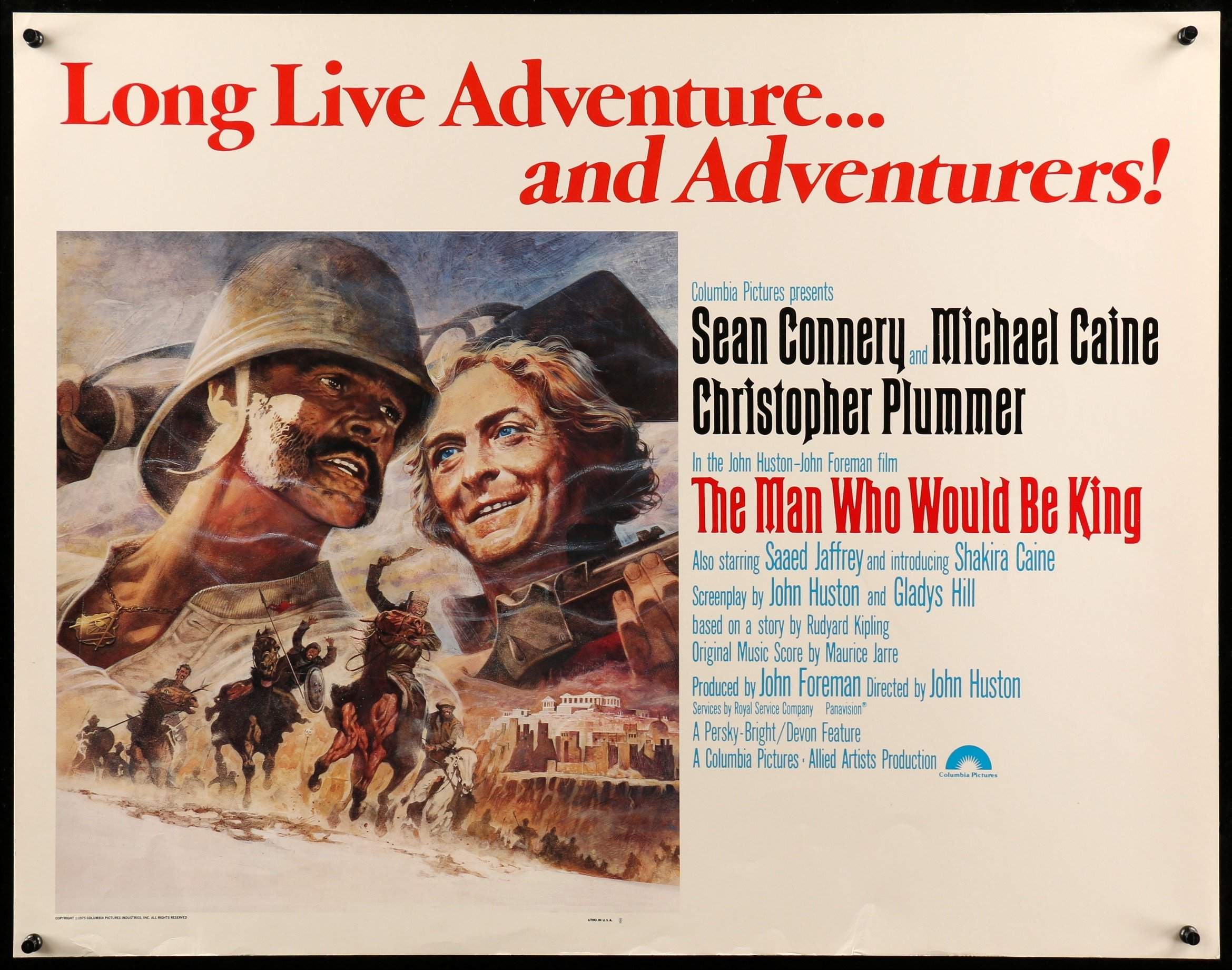 Man Who Would Be King (1975) original movie poster for sale at Originalfilmart