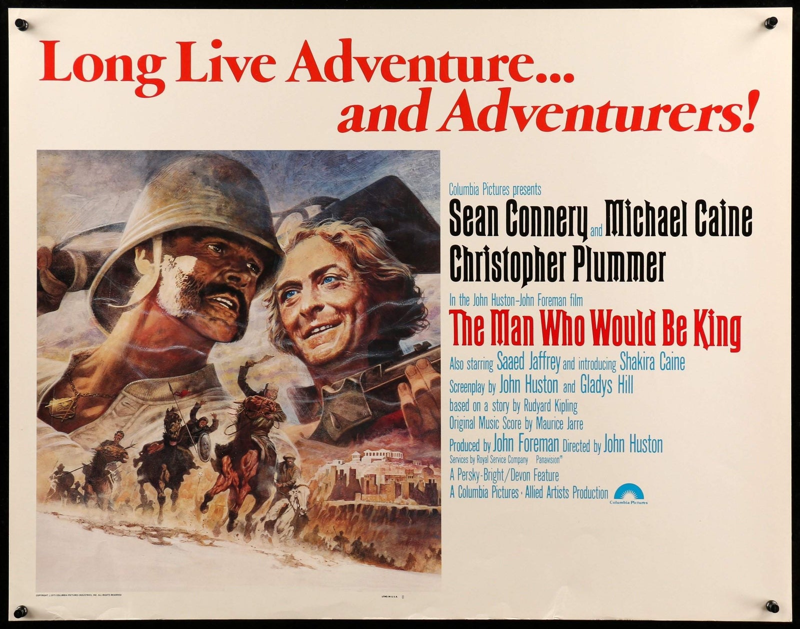 Man Who Would Be King (1975) original movie poster for sale at Originalfilmart
