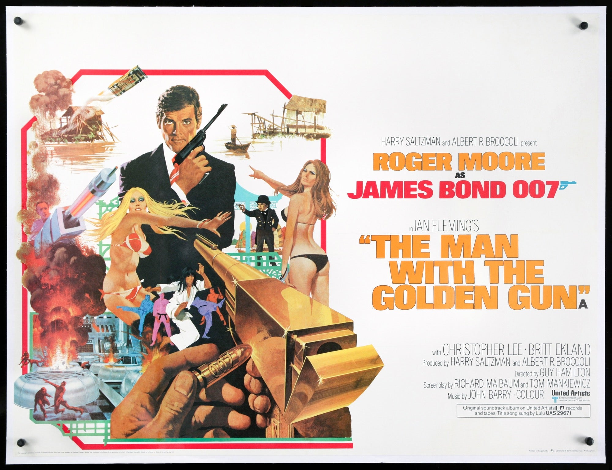 Man with the Golden Gun (1974) original movie poster for sale at Originalfilmart