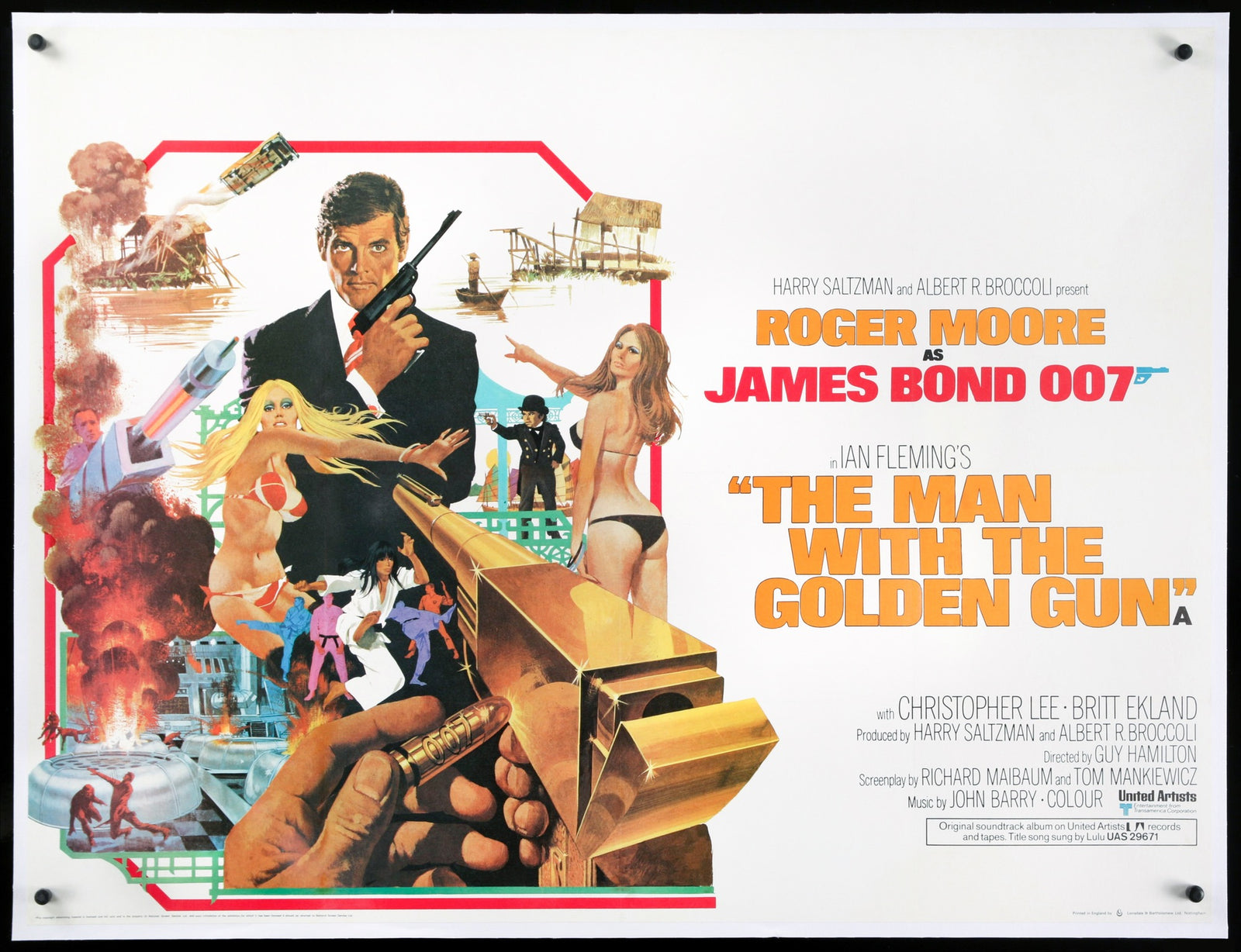 Man with the Golden Gun (1974) original movie poster for sale at Originalfilmart