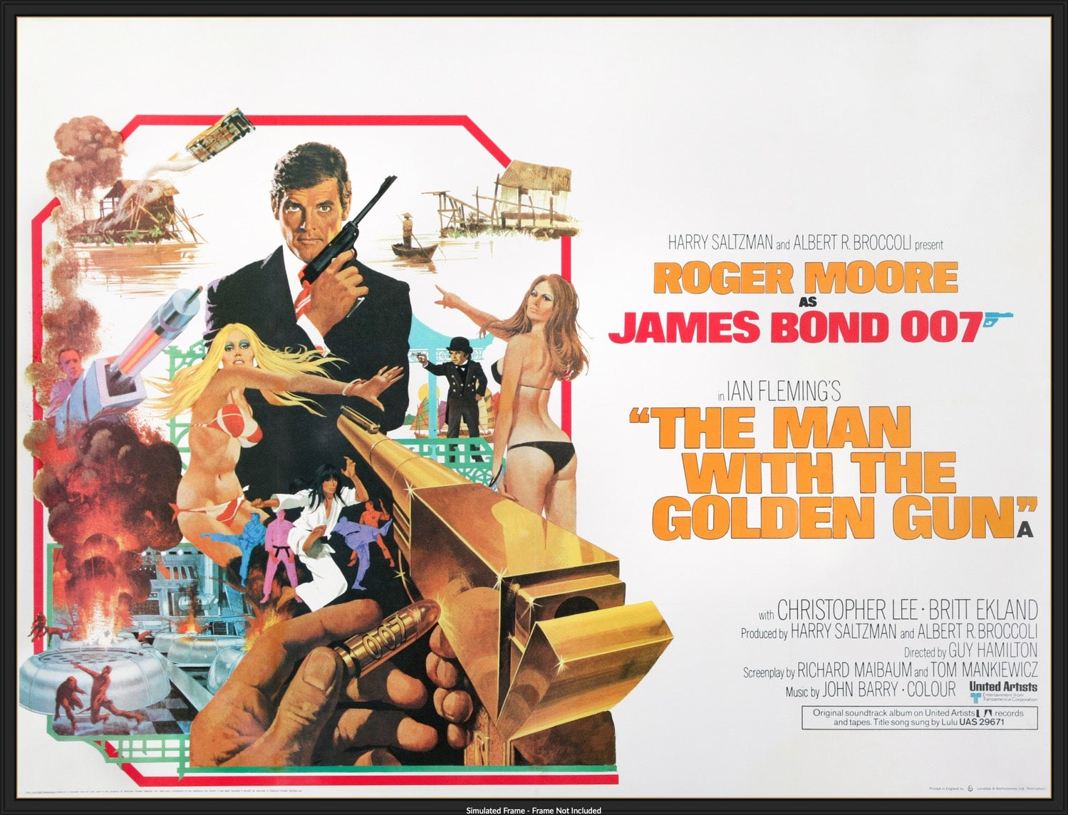Man with the Golden Gun (1974) original movie poster for sale at Originalfilmart