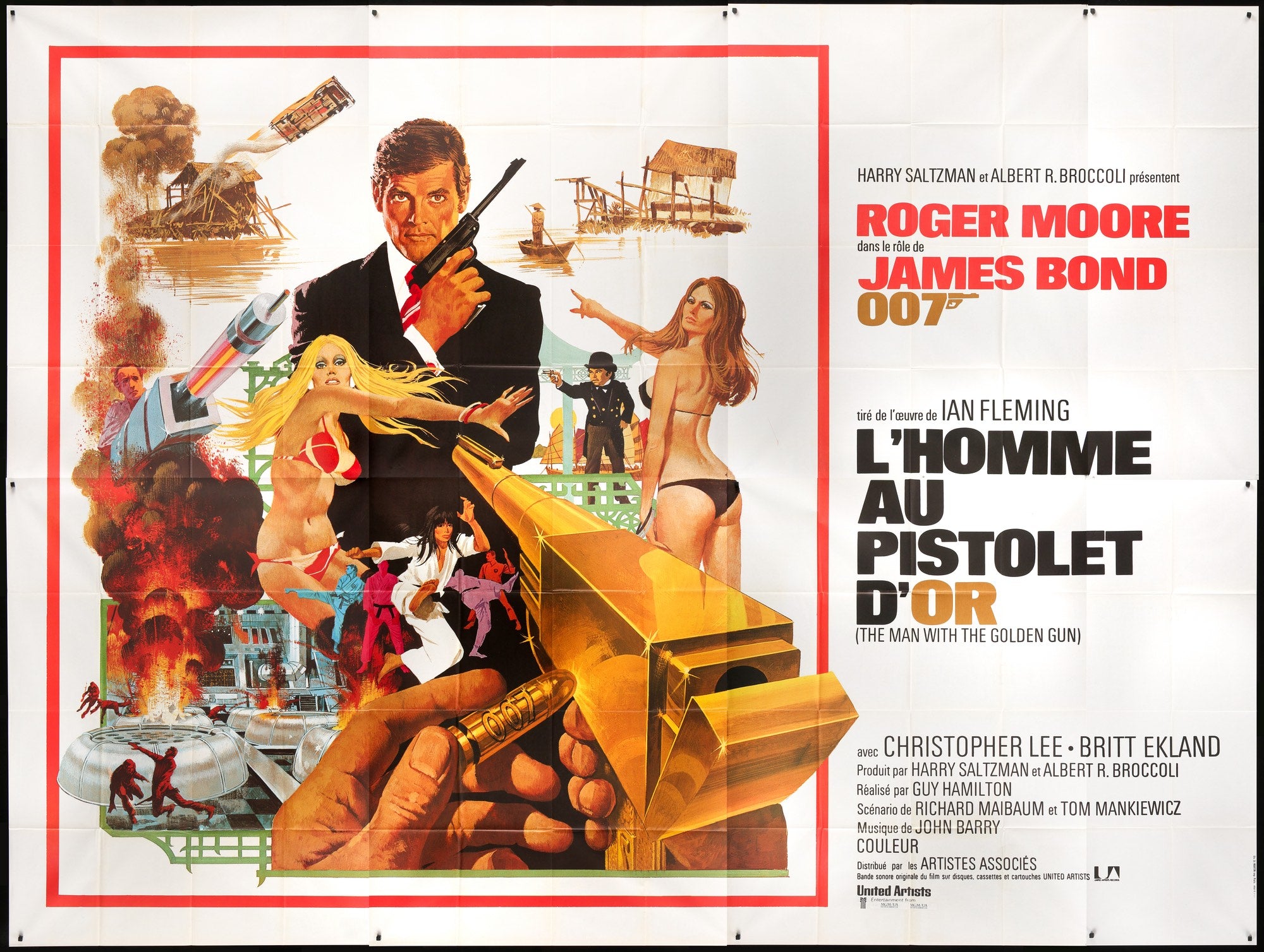 Man with the Golden Gun (1974) original movie poster for sale at Originalfilmart