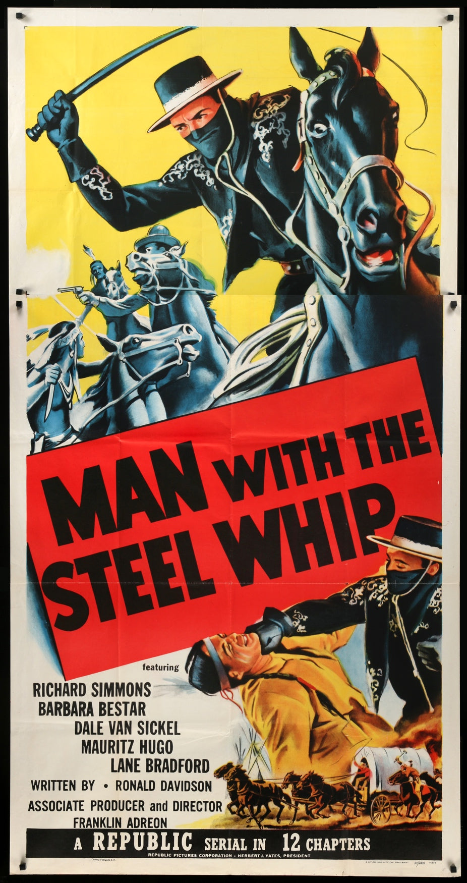 Man with the Steel Whip (1954) original movie poster for sale at Originalfilmart