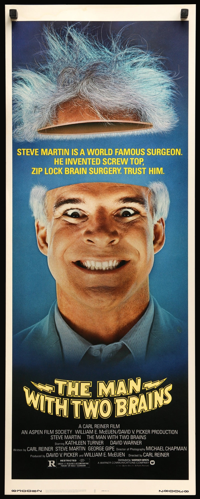 Man With Two Brains (1983) original movie poster for sale at Originalfilmart