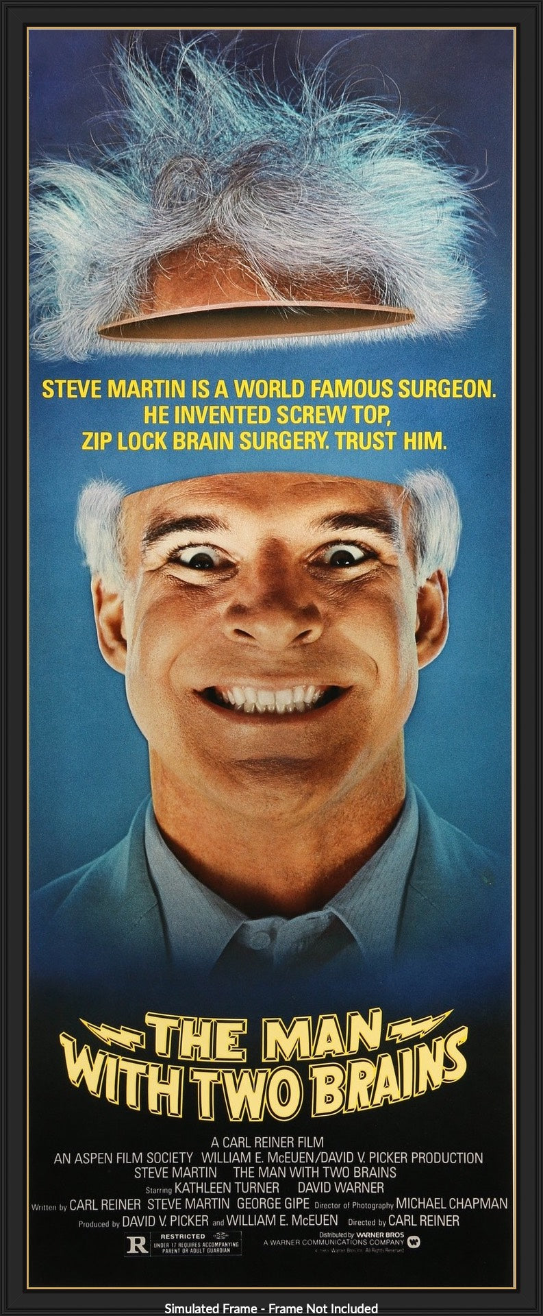 Man With Two Brains (1983) original movie poster for sale at Originalfilmart