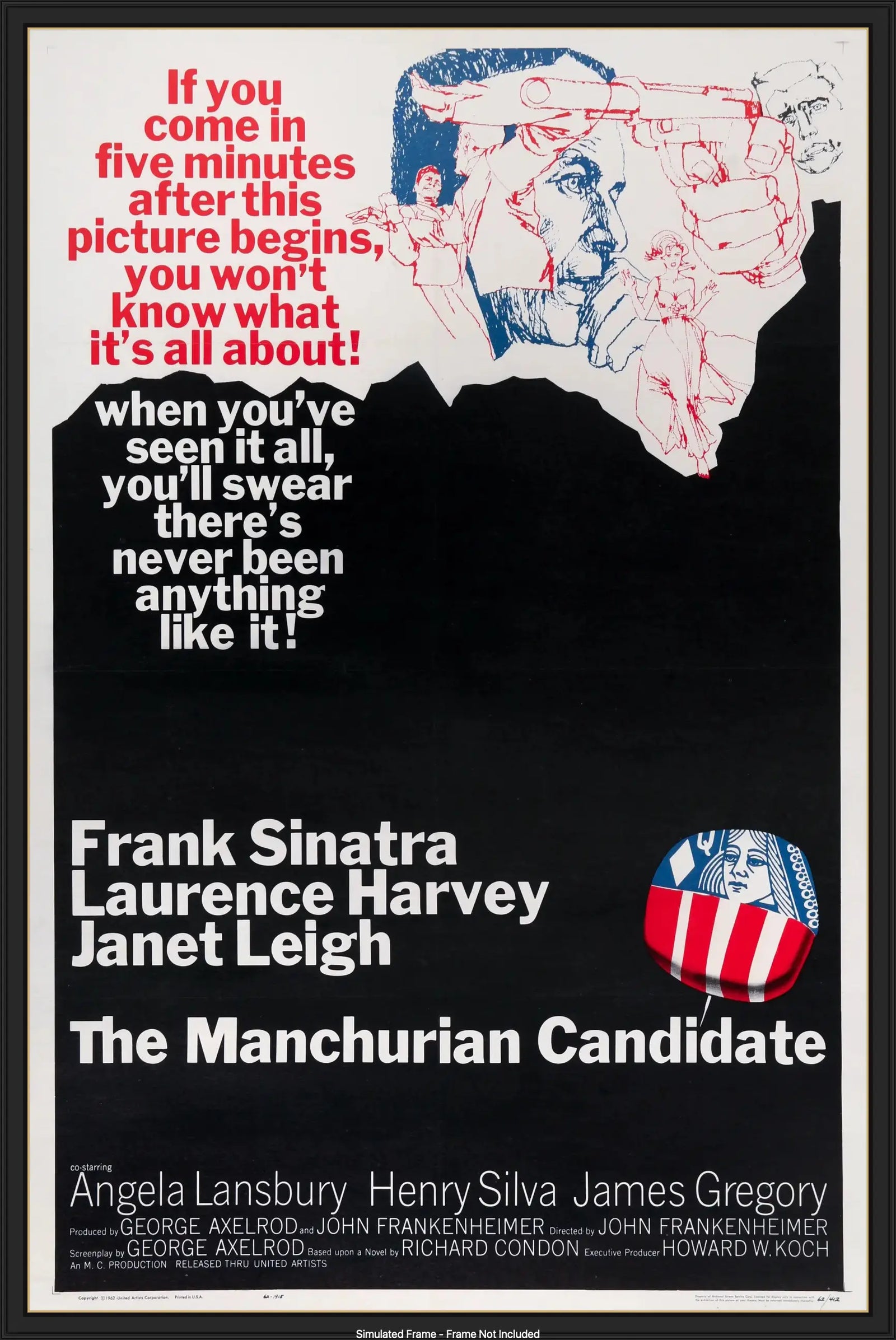 Manchurian Candidate (1962) original movie poster for sale at Originalfilmart